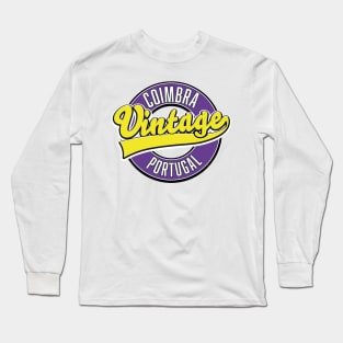 Coimbra Portugal logo Long Sleeve T-Shirt